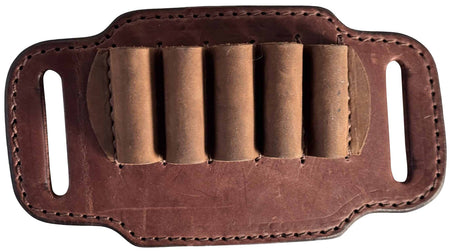 1791 Gunleather Ammo Belt Slide 12 Gauge Brown Leather HNTABS12BRWA