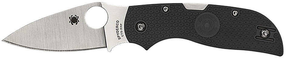 Spyderco Chaparral Lightweight Folder C152PGY, 2.80" Plain Drop Point CTS-XHP SS Blade, Gray FRN Skeletonized Handle