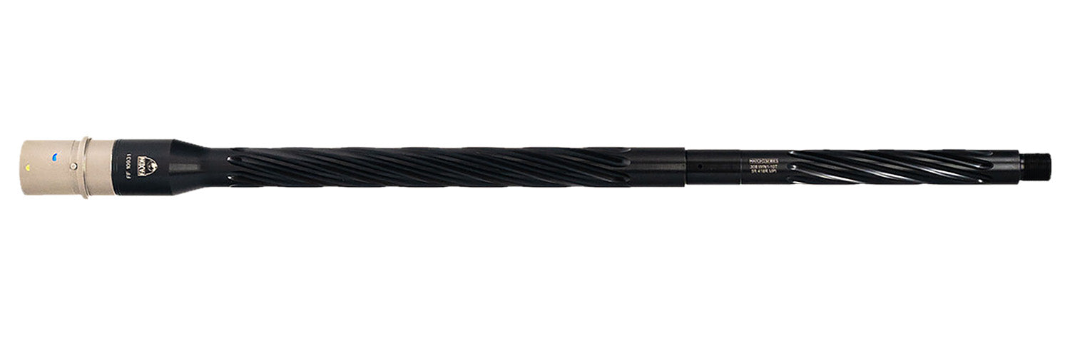 Faxon Firearms 308 Win 20-Inch Match Spiral Fluted Black Nitride 416-R Stainless Barrel