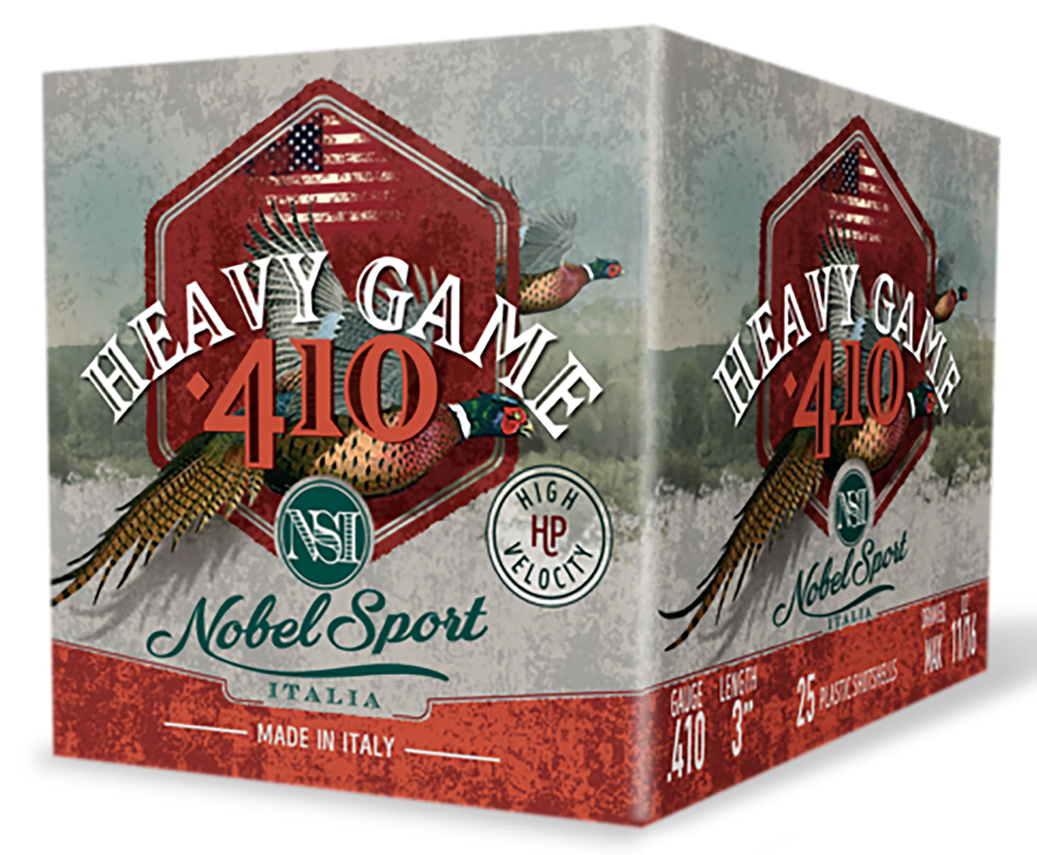 Eurosports LLC Nobelsport NSI .410 M Shotgun Ammo .410 Bore 3 in 11/16 oz #6
