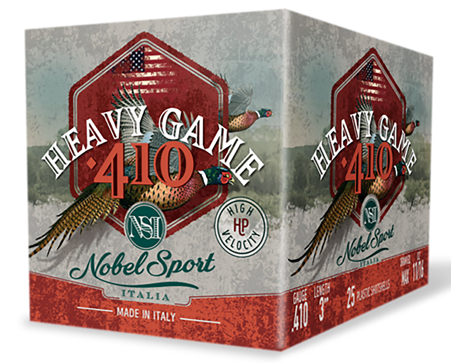 Eurosports LLC Nobelsport NSI .410 M Shotgun Ammo .410 Bore 3 in 11/16 oz #9