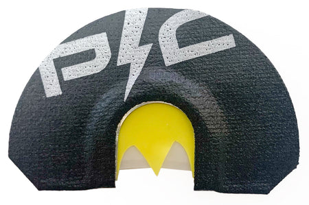 Power Calls Mini Yelper Turkey Call - Compact Diaphragm in Black/Yellow