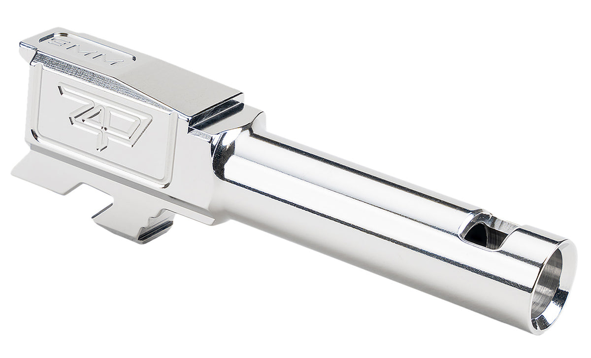 Zaffiri Precision ZP.43BCPSS Glock 43/43x Integrated Compensated Barrel Slide Silver Stainless Steel