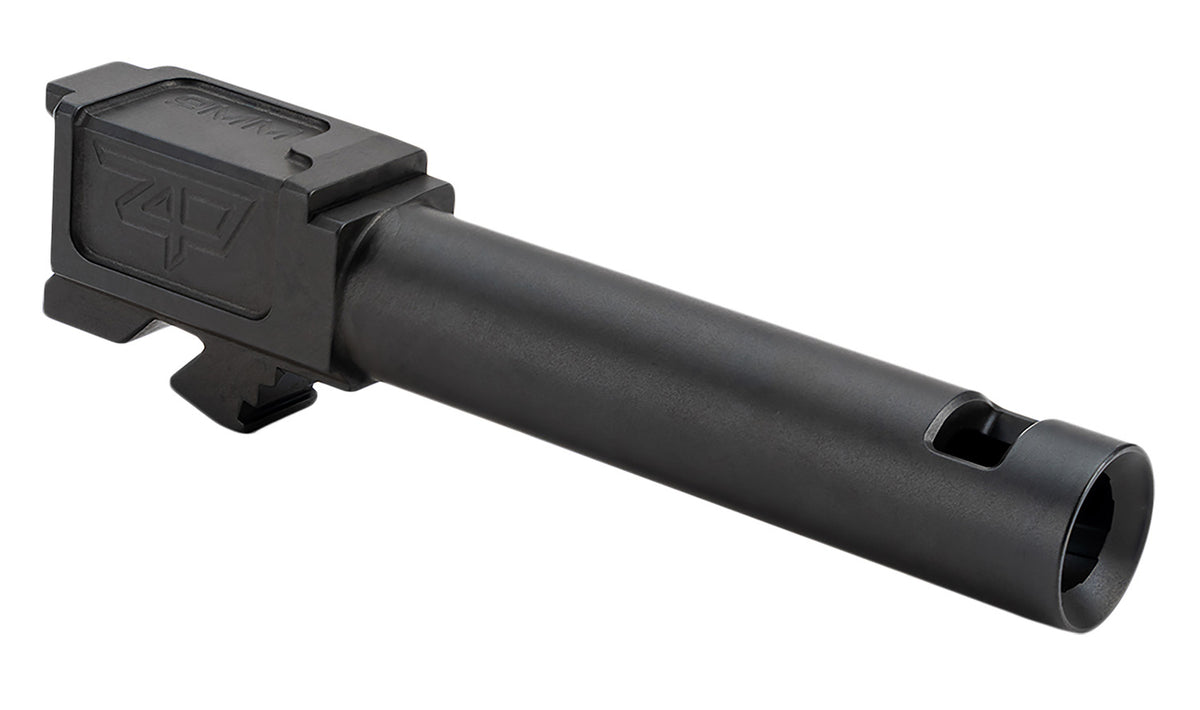 Zaffiri Precision ZP.19BCPBN Glock 19 Gen1-4 Integrated Compensated Barrel Slide 3.89" Black Stainless