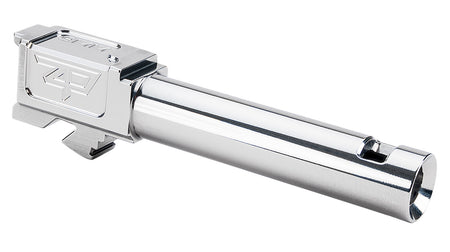 Zaffiri Precision ZP.19BCPSS Glock 19 Gen1-4 Integrated Compensated Barrel Slide 3.89" Silver Stainless