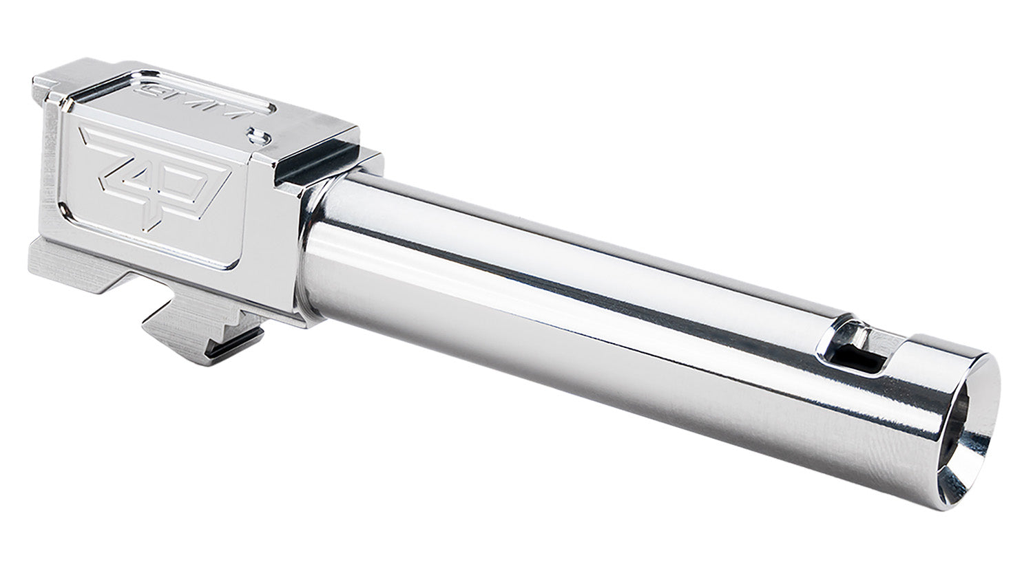 Zaffiri Precision Glock 19 Gen 5 3.89" Compensated Slide ZP.19G5BCPSS Silver Stainless Steel