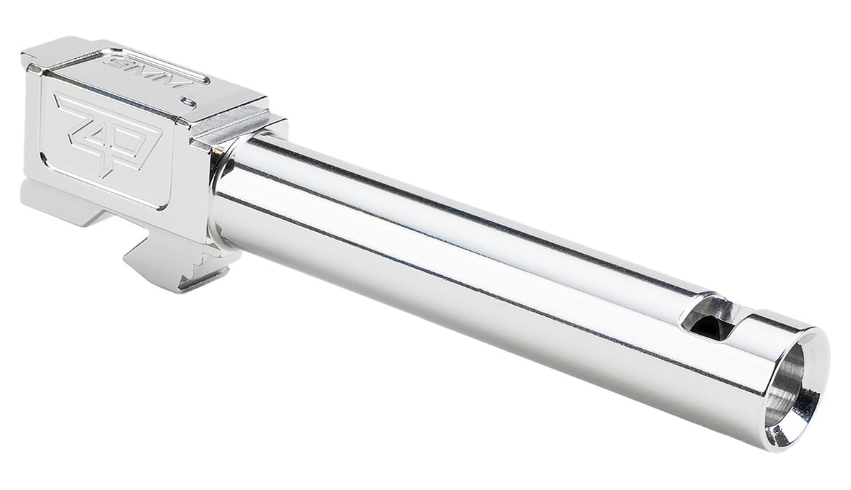 Zaffiri Precision Glock 17 Gen 1-4 Compensated Slide ZP.17BCPSS Silver 416R Stainless Steel