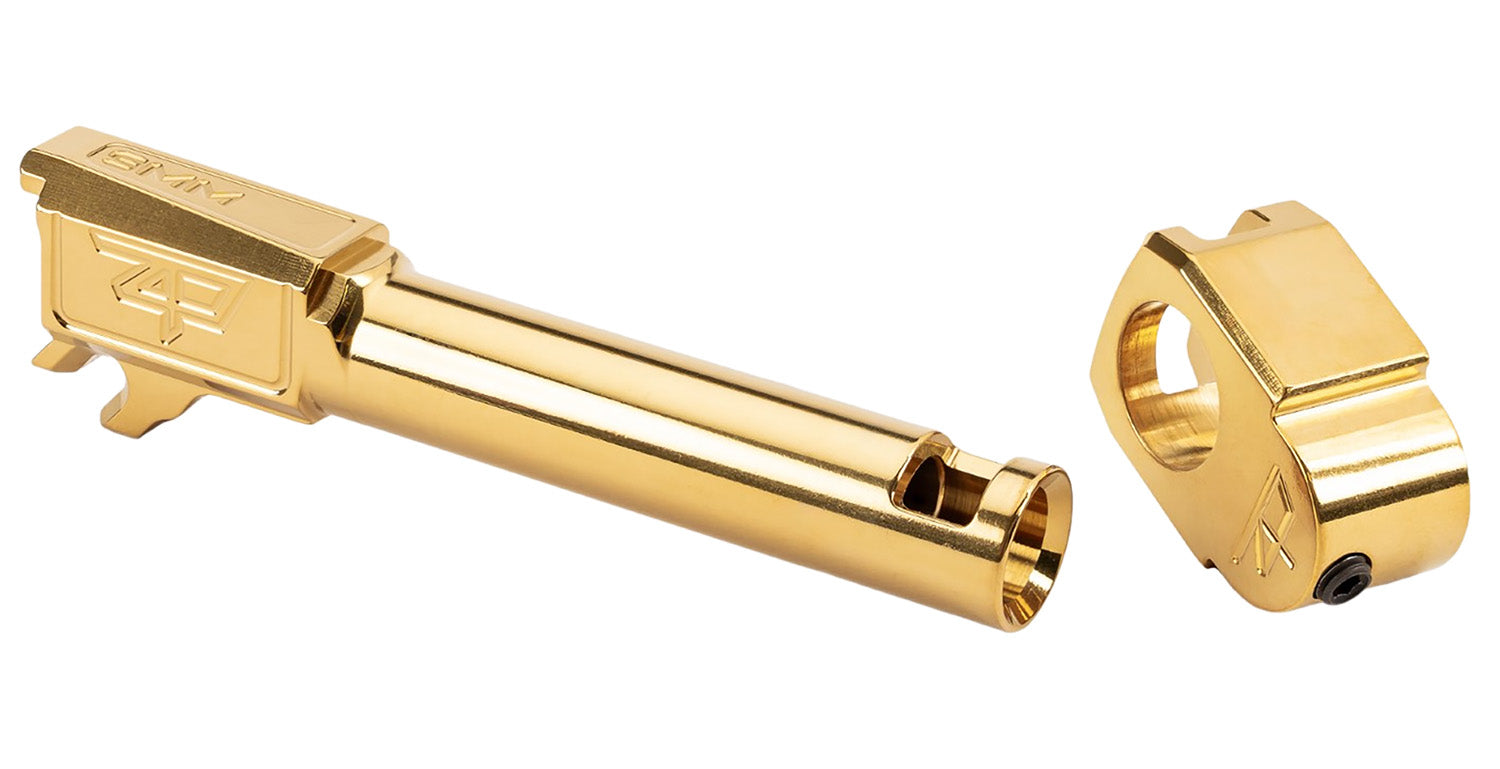 Zaffiri Precision Sig P365 9mm Threadless Compensator ZP.365BTCG Gold 17-4 Stainless