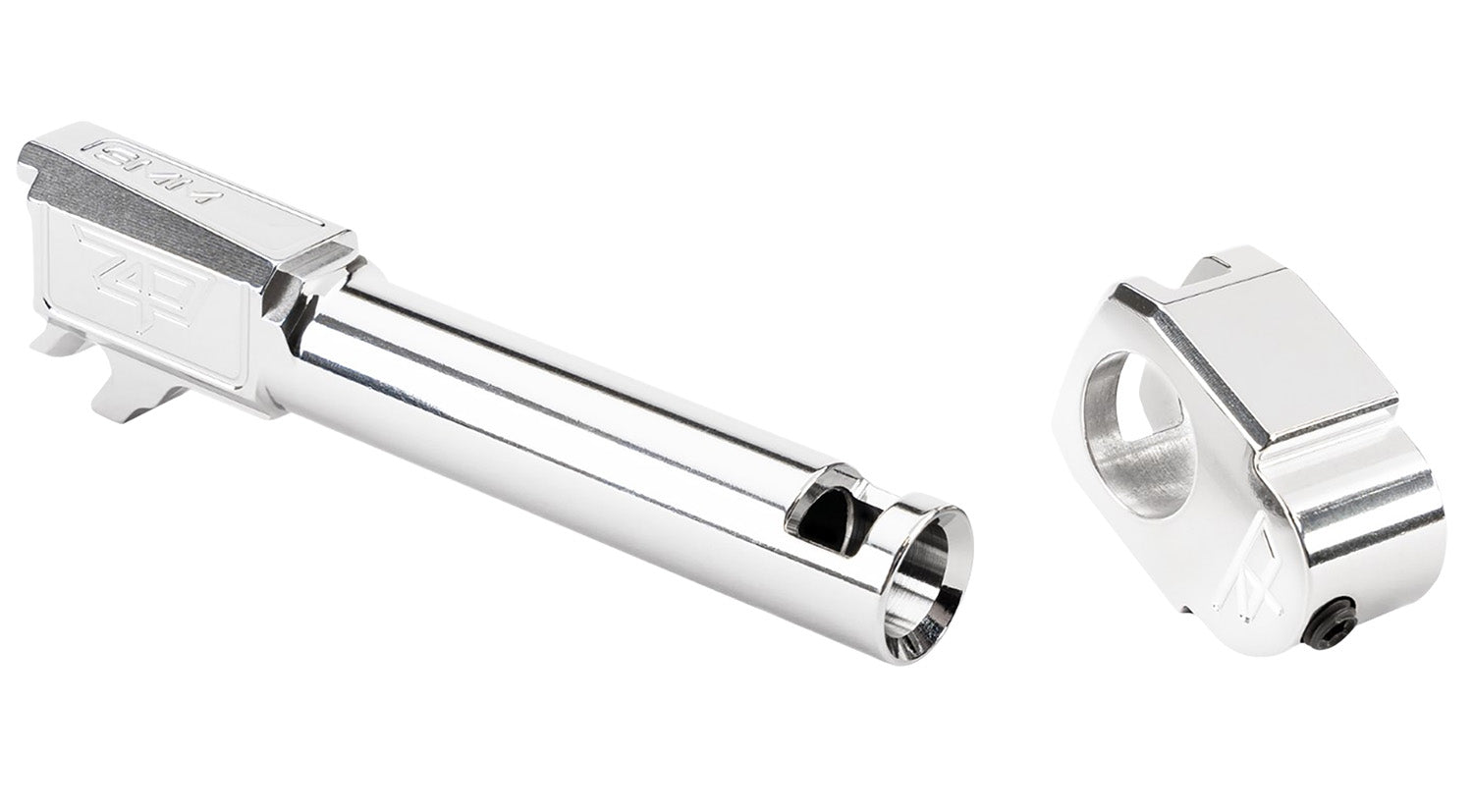 Zaffiri Precision Sig P365 9mm Threadless Compensator ZP.365BTCSS Silver 17-4 Stainless