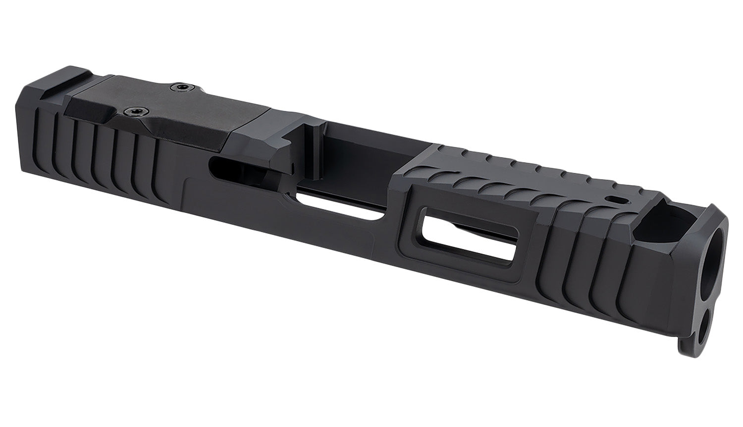 Zaffiri Precision ZPS.IBS Glock 43/43x Custom Slide Black 17-4 Stainless Steel Blowhole Compensator