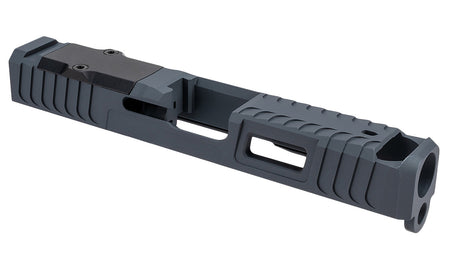 Zaffiri Precision ZPS.B.43.SG IBS Compensated Slide for Glock 43/43x Sniper Gray 17-4 SS