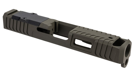Zaffiri Precision ZPS.B.19.OD IBS Compensated Slide for Glock 19 Gen 3 OD Green 17-4 SS