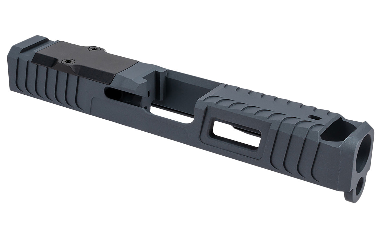 Zaffiri Precision ZPS.B.19.SG IBS Compensated Slide for Glock 19 Gen 3 Sniper Gray 17-4 SS