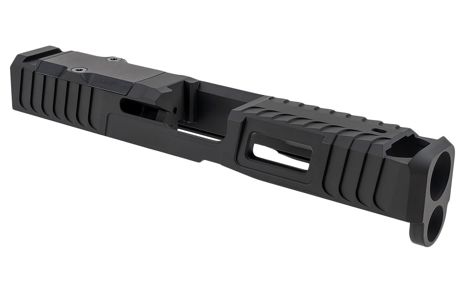 Zaffiri Precision ZPS.B.19.G5.BLK IBS Compensated Slide for Glock 19 Gen 5 Black 17-4 SS