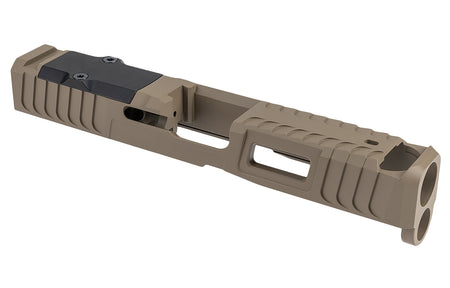 Zaffiri Precision ZPS.B.19.G5.FDE IBS Compensated Slide for Glock 19 Gen 5 FDE 17-4 SS
