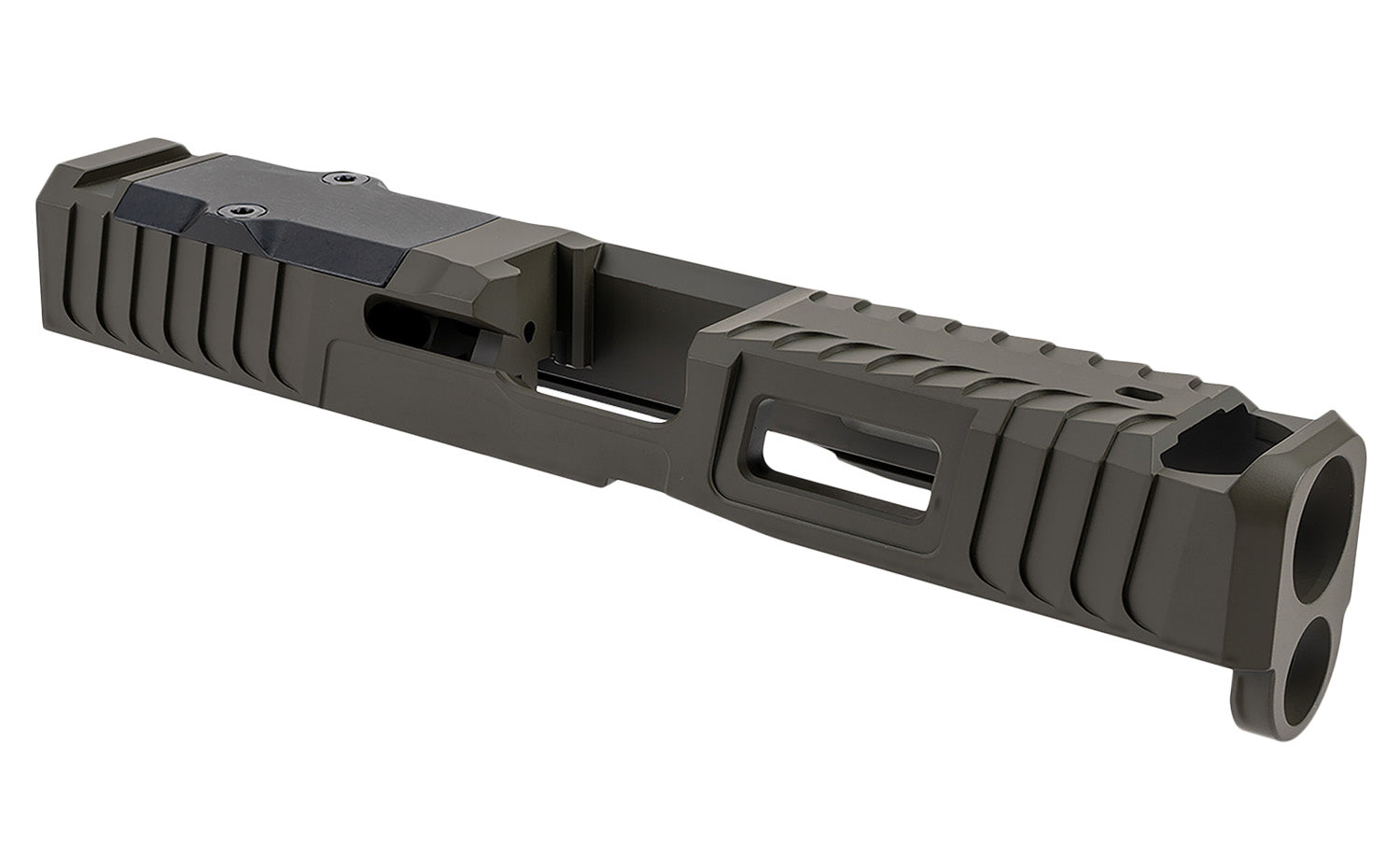 Zaffiri Precision ZPS.B.19.G5.OD IBS Compensated Slide for Glock 19 Gen 5 OD Green 17-4 SS