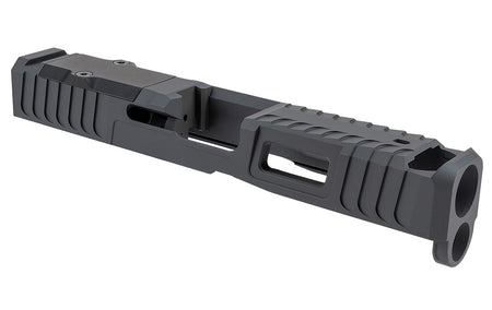 Zaffiri Precision ZPS.B.19.G5.SG IBS Compensated Slide for Glock 19 Gen 5 Sniper Gray 17-4 SS