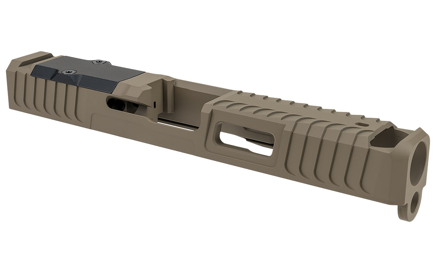 Zaffiri Precision ZPS.B.17.FDE IBS Compensated Slide for Glock 17 Gen 3 FDE 17-4 SS