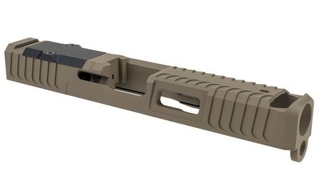 Zaffiri Precision ZPS.B.17.FDE IBS Compensated Slide for Glock 17 Gen 3 FDE 17-4 SS