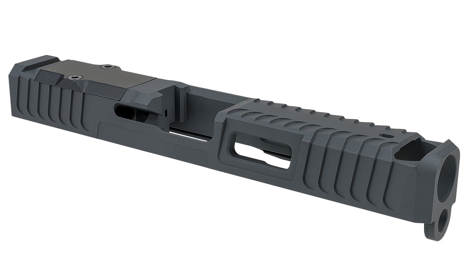 Zaffiri Precision ZPS.B.17.SG IBS Compensated Slide for Glock 17 Gen 3 Sniper Gray 17-4 SS