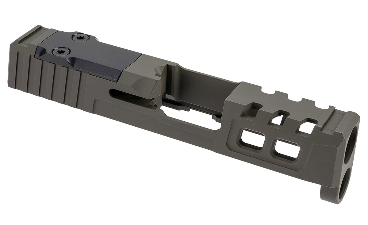 Zaffiri Precision ZPS.2.HC.OD Custom Slide Springfield Hellcat OD Green 17-4 SS Optic Cut