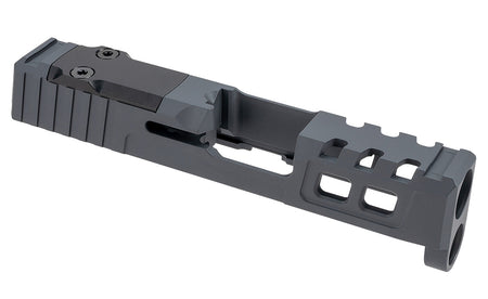 Zaffiri Precision ZPS.2.HC.SG Custom Slide Springfield Hellcat Sniper Gray 17-4 SS Optic Cut