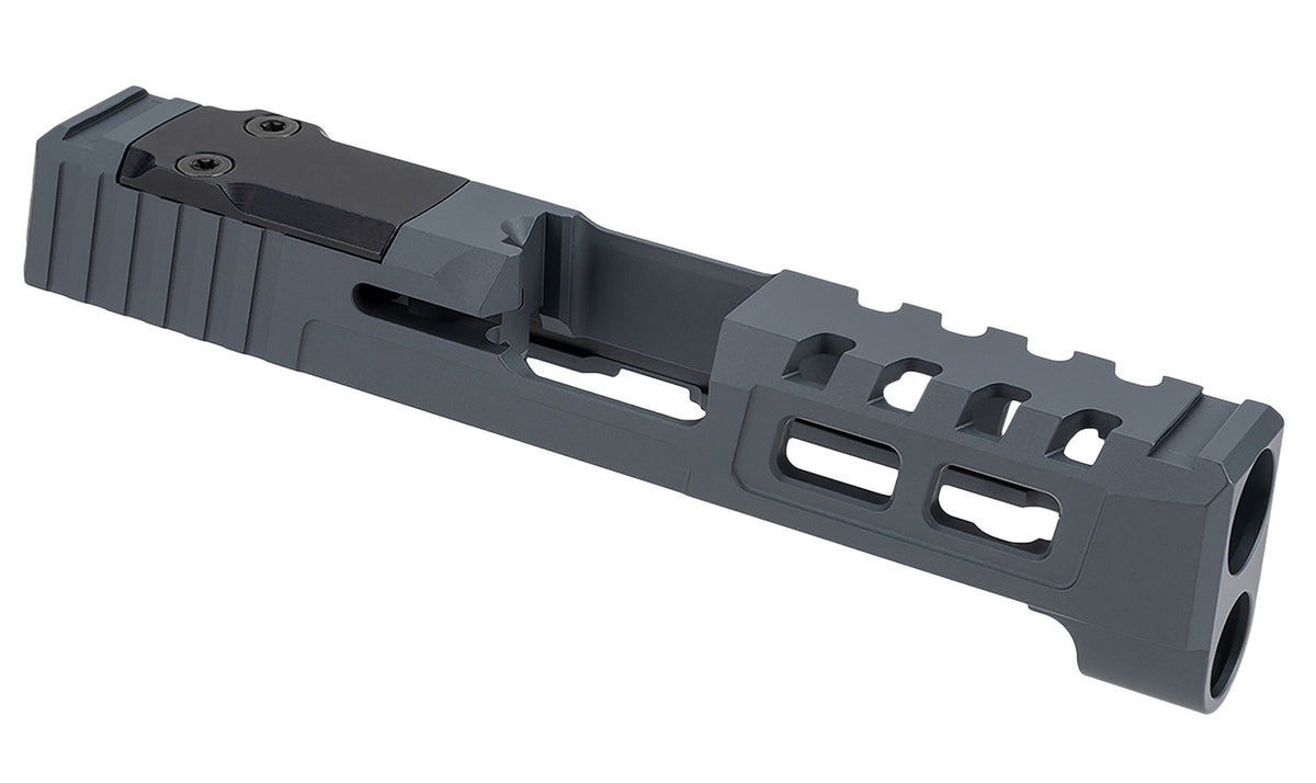 Zaffiri Precision ZPS.2 Custom Pistol Slide - Springfield Hellcat Pro Sniper Gray Stainless