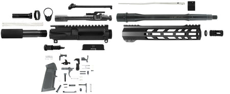 TacFire SSPK556LPK10 AR Platform Pistol Kit 5.56x45mm NATO Steel Black