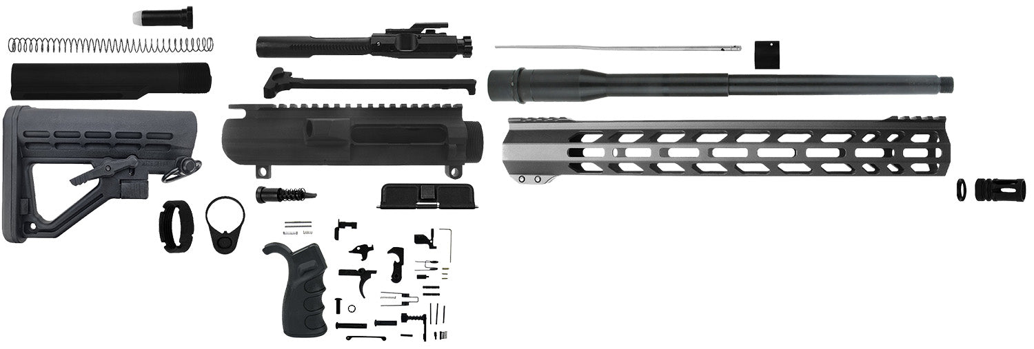 TacFire SSRK308LPK16N Rifle Parts Kit .308 Win Black Steel 16"