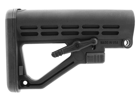 TacFire Mil-Spec Carbine Stock with Butt Pad MAR082B Black