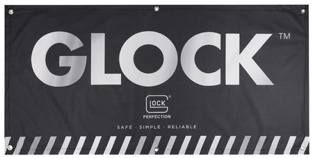 Glock Fabric Banner Black Promotional Display 4ft x 2ft AD02044