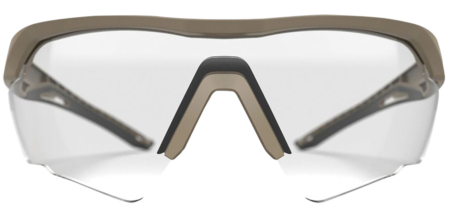 Glock AS41037 Crossover Protective Eyewear Clear Lens Desert Tan Frame