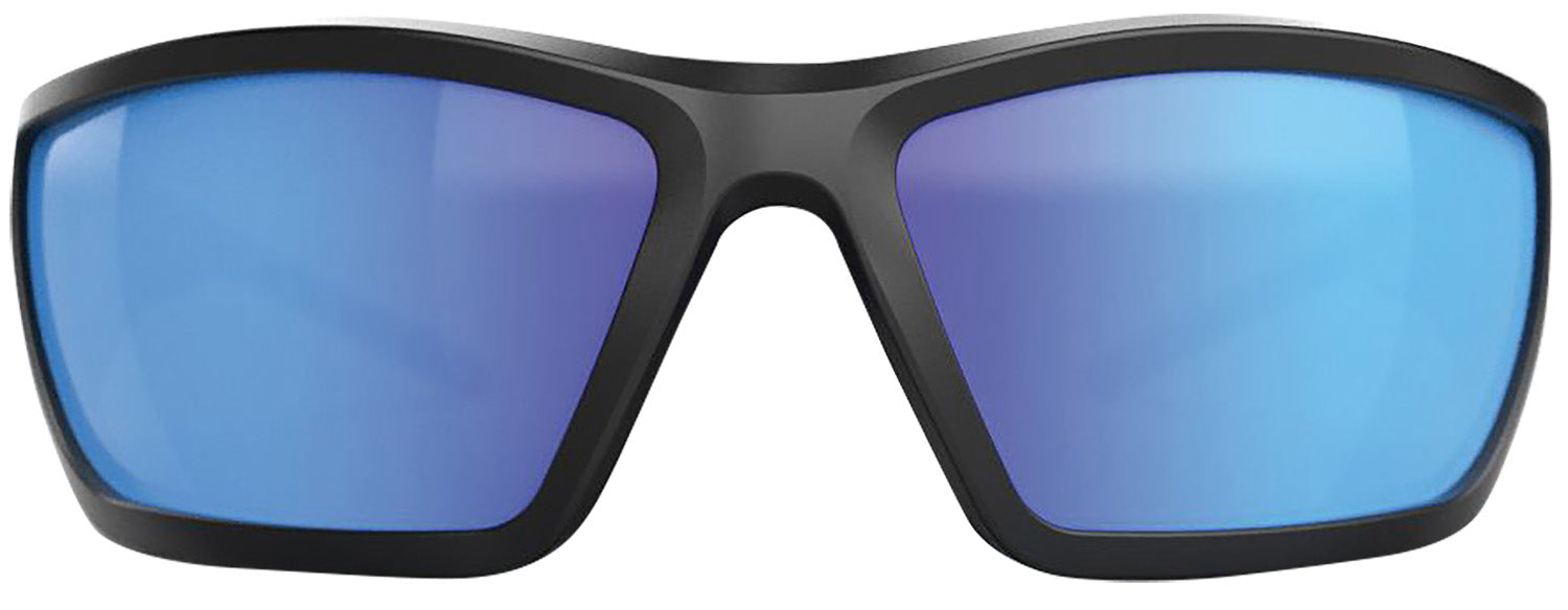 Glock AS41040 Blue Line Protective Eyewear Blue Mirror Lens Black Frame