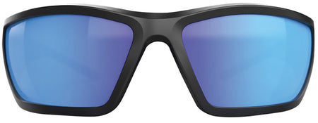 Glock AS41040 Blue Line Protective Eyewear Blue Mirror Lens Black Frame