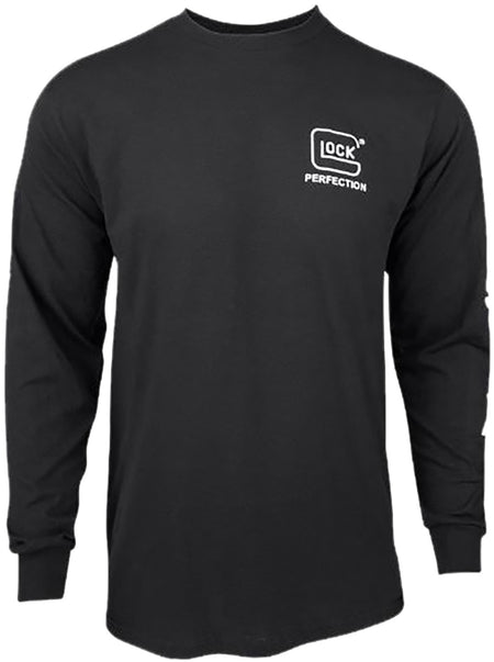 Glock AP96098 Black Perfection Pre-Shrunk Cotton Long Sleeve Shirt Small