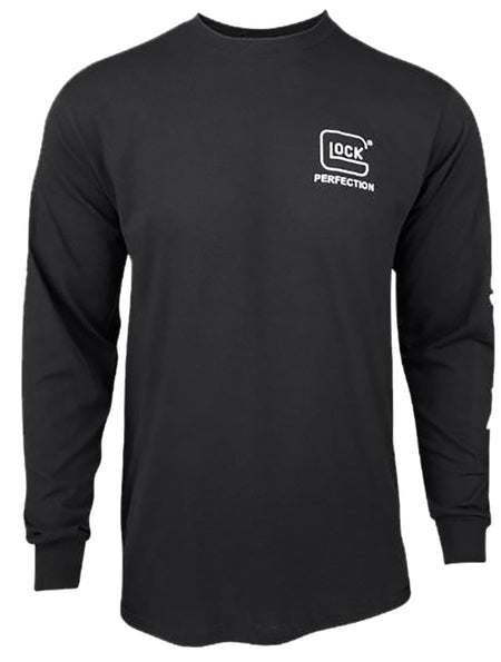 Glock AP96099 Black Perfection Pre-Shrunk Cotton Long Sleeve Shirt Medium