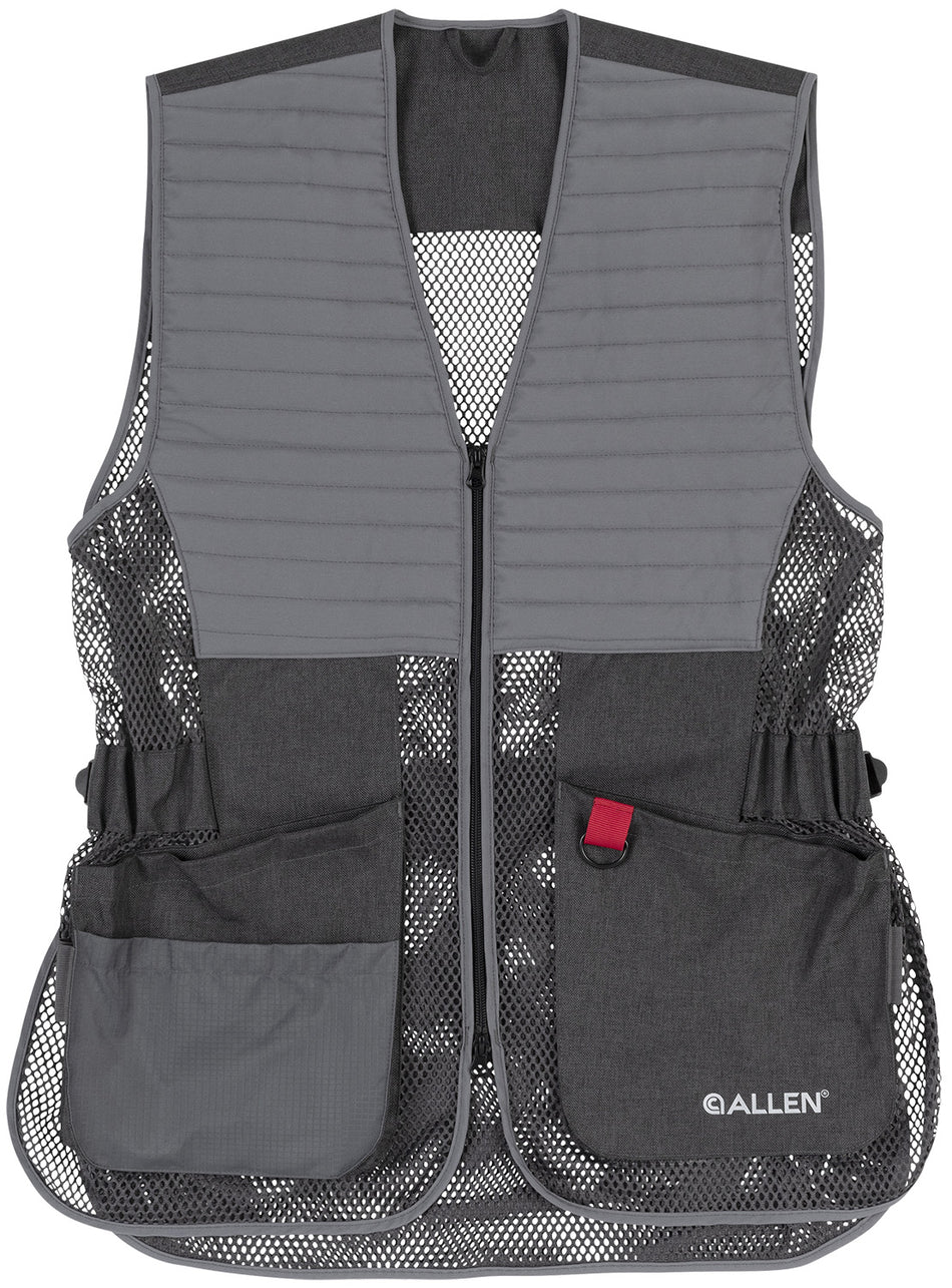 Allen Competitor Range Shooting Vest Gray M/L 7910