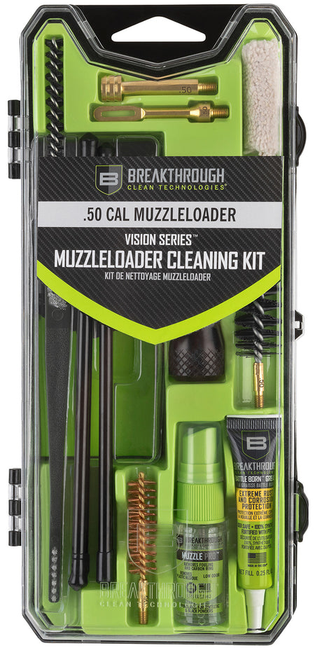 Breakthrough Clean Vision Series Multi-Color Gun Cleaning Kit .50 Caliber