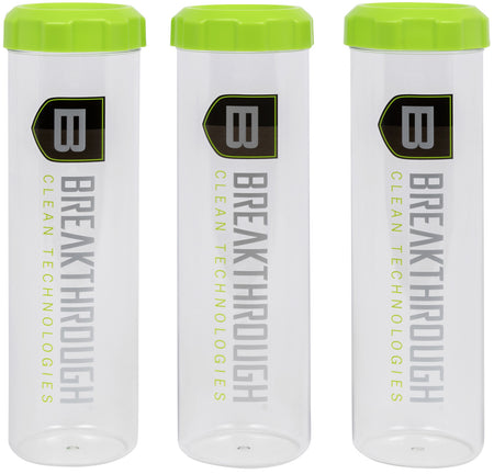 Breakthrough Clean Suppressor Cleaning Tube Set Clear/Green Pack of 3