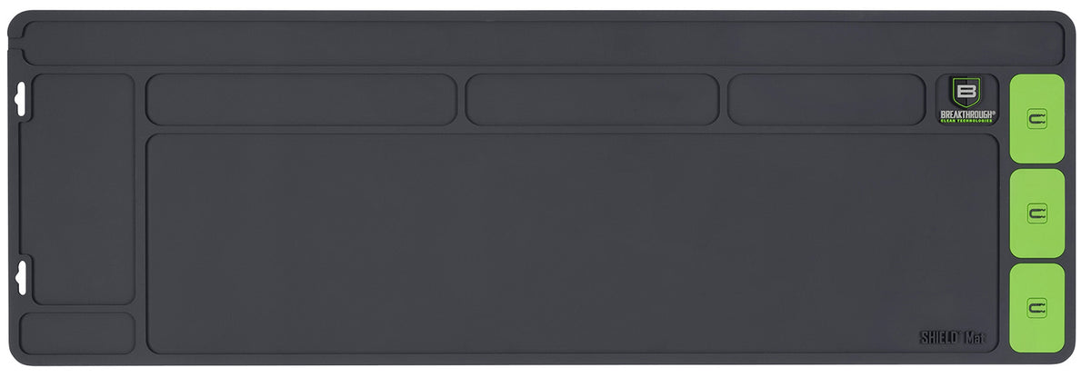 Breakthrough Clean Shield Rifle Cleaning Mat Gray/Green PVC 35.88"x11.88"