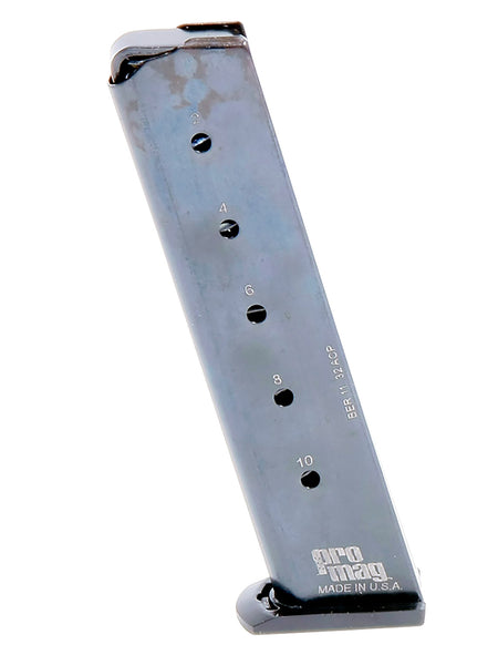ProMag BER11 Silver Steel 10rd .32 ACP Mag Compatible with Beretta 3032 Tomcat