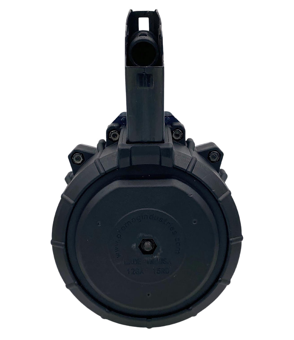 ProMag MKAA4 Akdal MKA 1923 15 Round 12 Gauge Drum Magazine Black Polymer