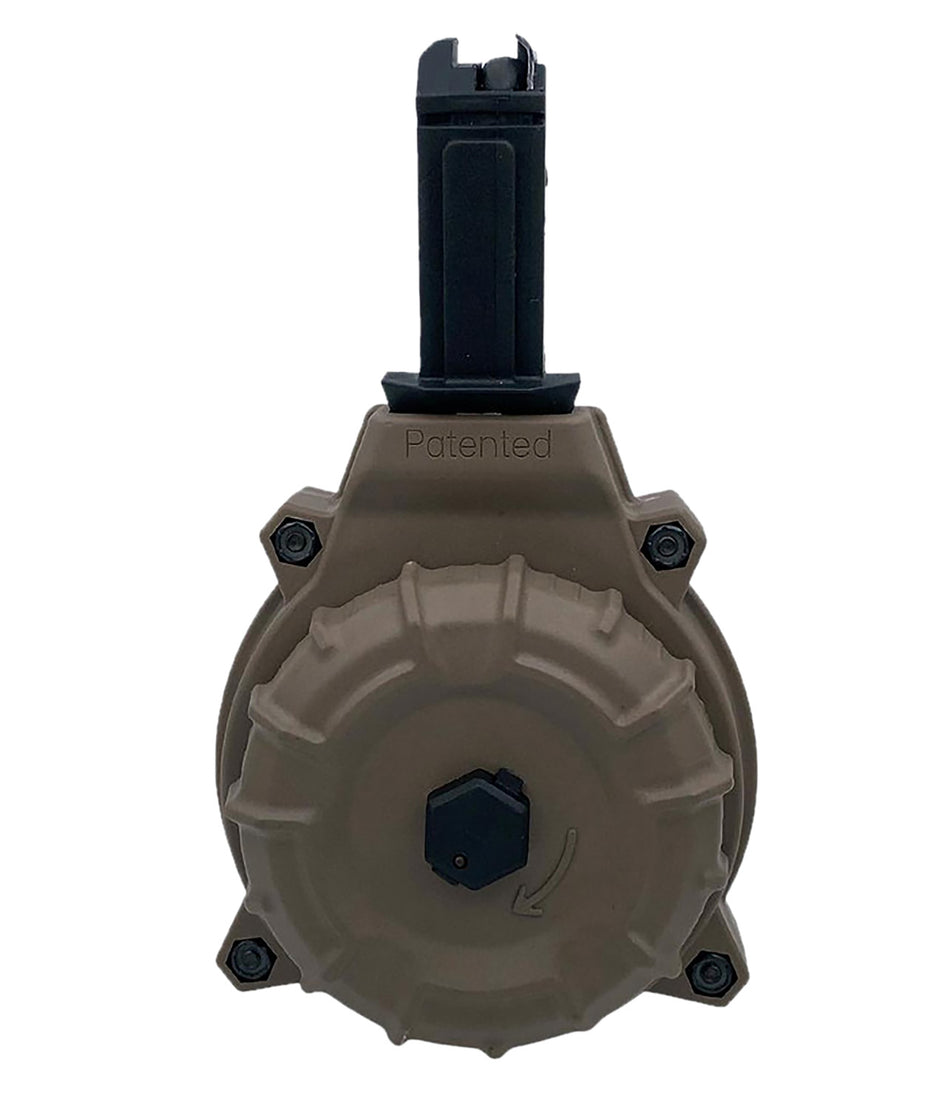 ProMag DRMA22-FDE 50 Round 9mm Drum Magazine CZ Scorpion Flat Dark Earth
