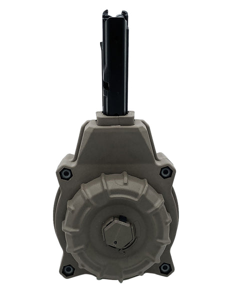 ProMag DRMA80-FDE 55 Round 5.7x28mm Drum Magazine AR Style Flat Dark Earth