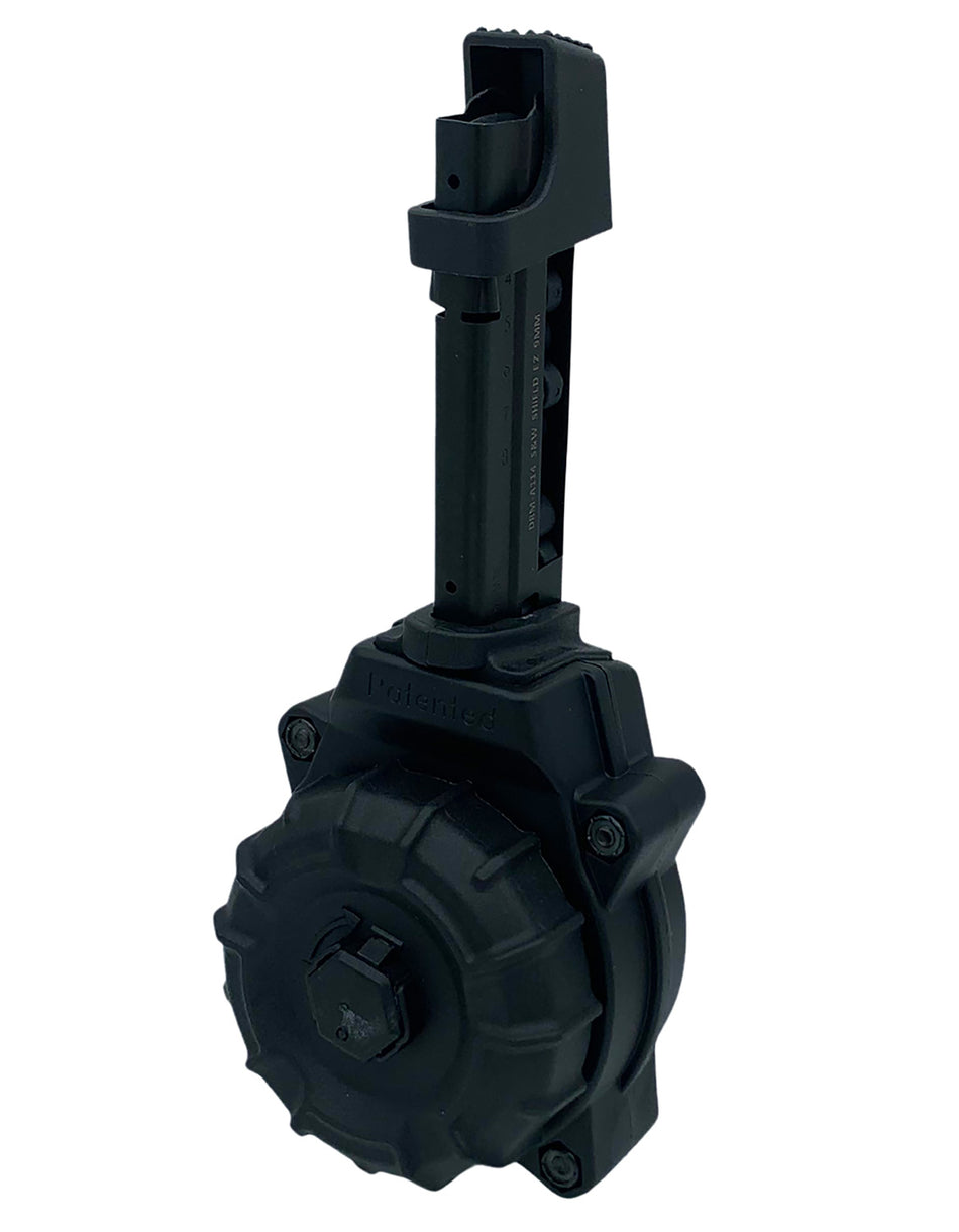 ProMag DRMA114 S&W M&P Shield EZ 30 Round 9mm Drum Mag Black Polymer