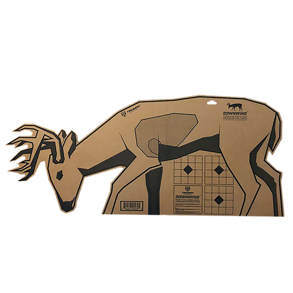 Triumph Systems Standing Deer Downwind Cardboard Range Target 40"W x 17.50"H
