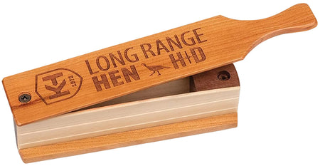Knight & Hale HD Long Range Box Turkey Call KHT0207 Double-Sided Hen Sounds Cherry/Walnut