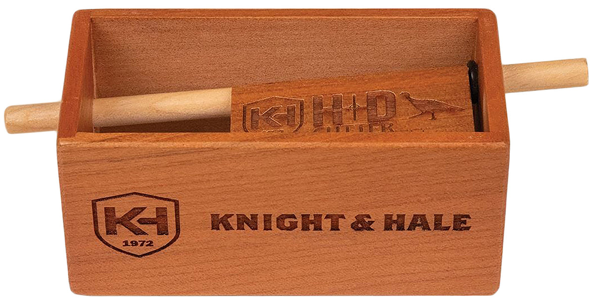 Knight & Hale HD Cutter Turkey Friction Hunting Call KHT0208 Brown Wood