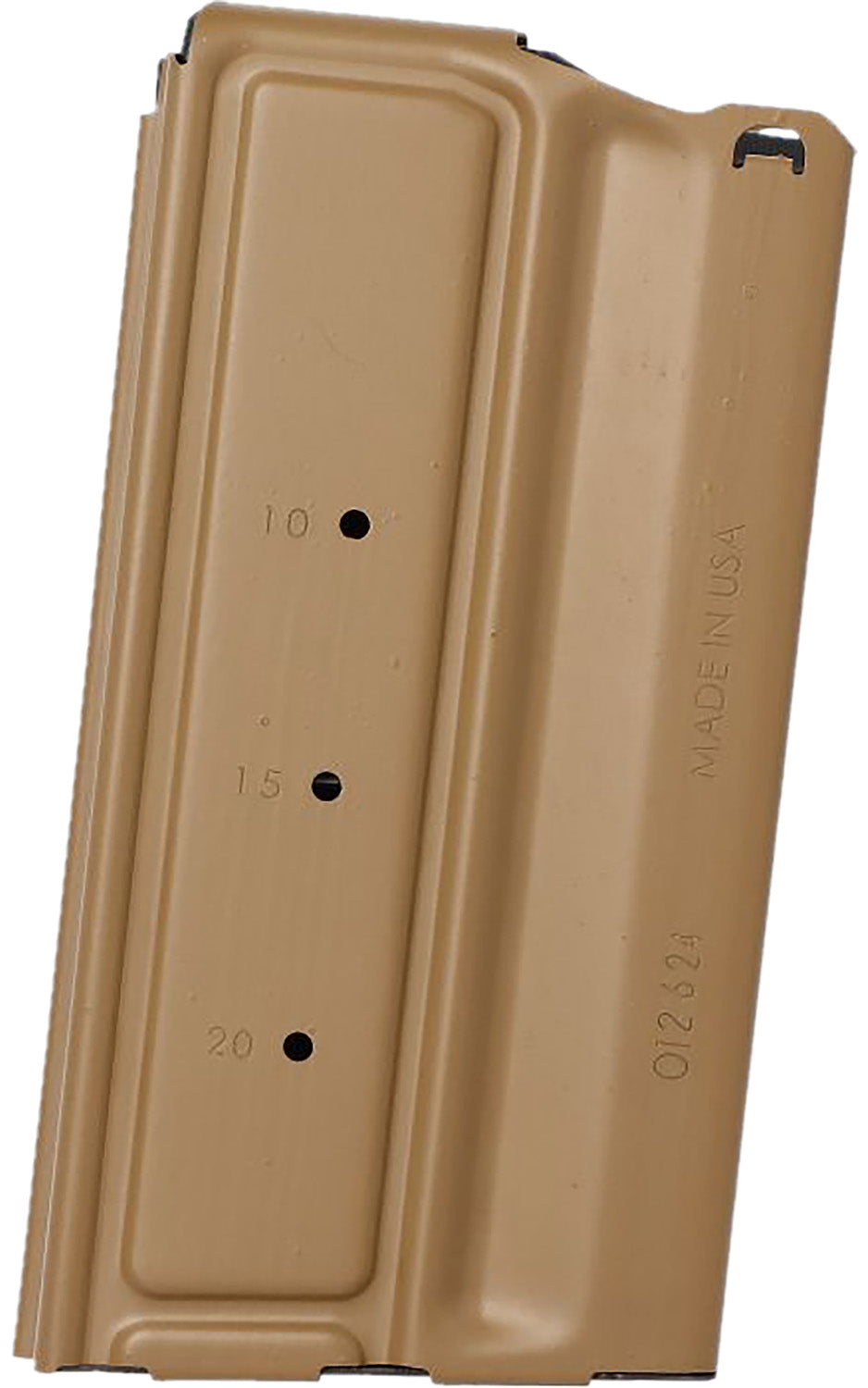Sig Sauer MCX-Spear 20rd .277 Fury Steel Double Stack Rifle Magazine Coyote Tan