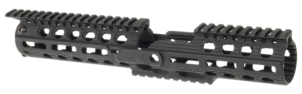 Troy Industries 12" Delta Handguard Carbine Length Black for AR-15 Rifles